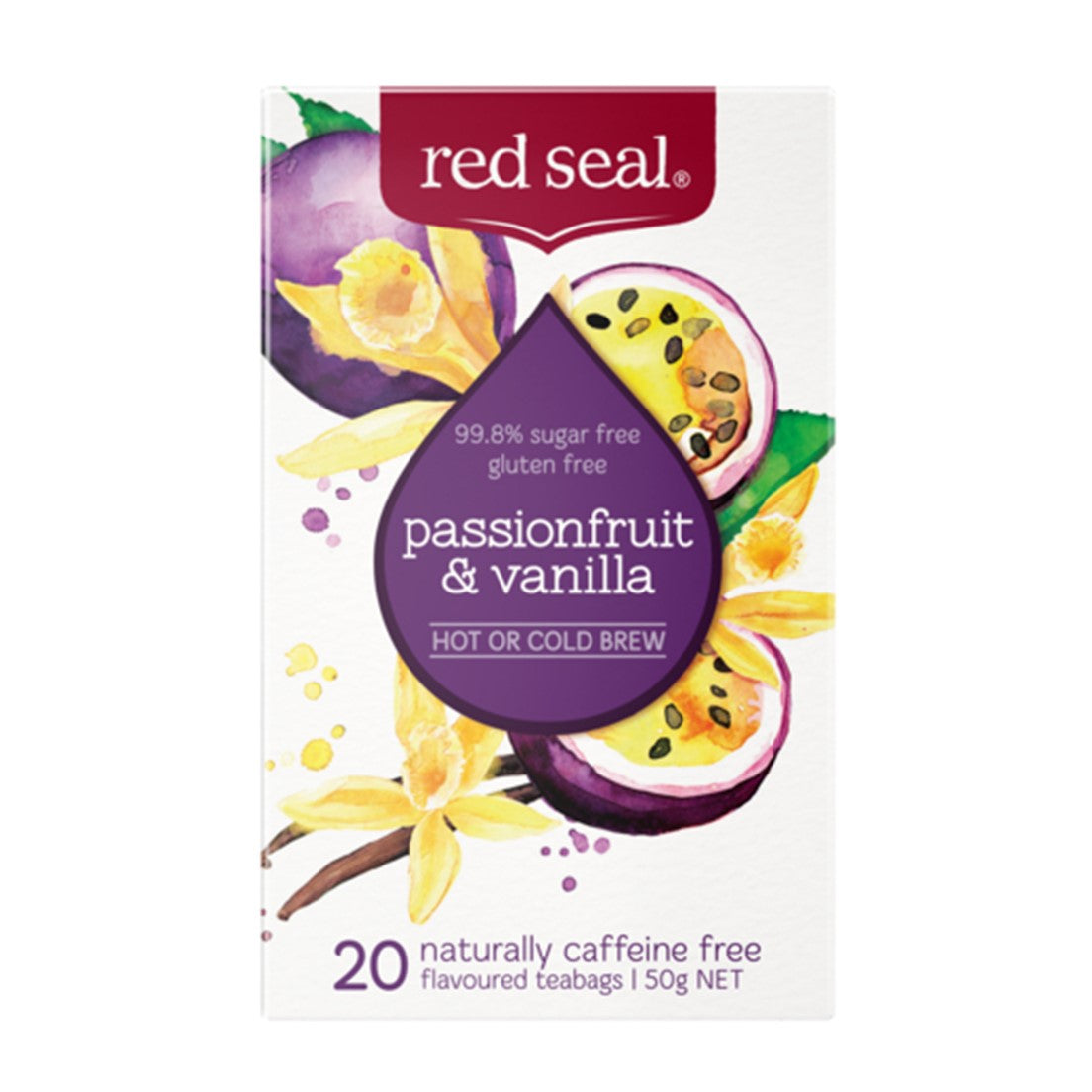 Red Seal Passion Fruit Vanilla Tea (20 packs)