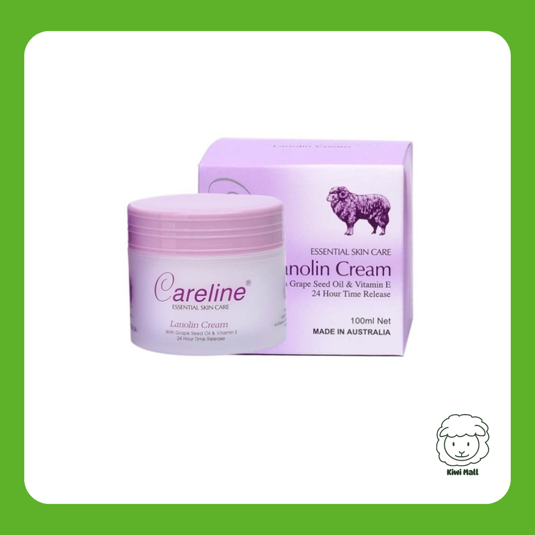 Careline 葡萄籽油維他命E羊脂面霜 100g