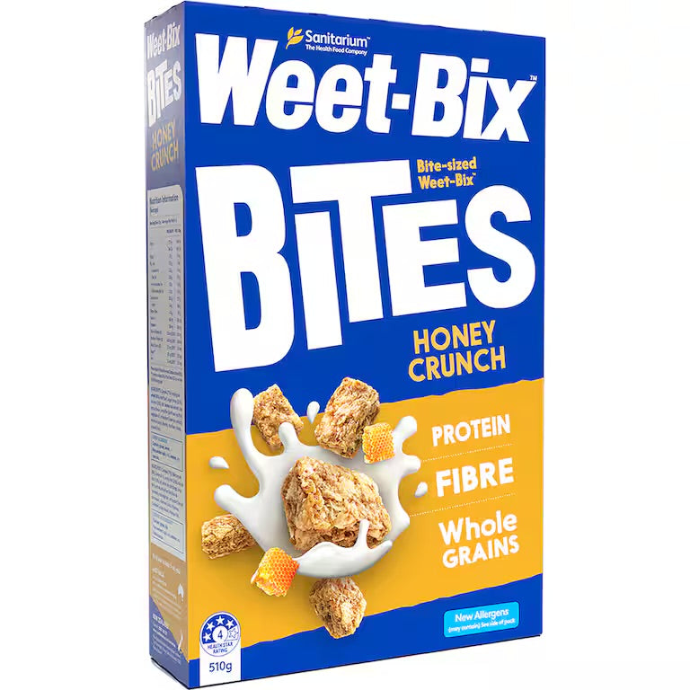 Weet-Bix Bites全穀物早餐穀片多款口味 高纖維 紐西蘭製造 500g–510g