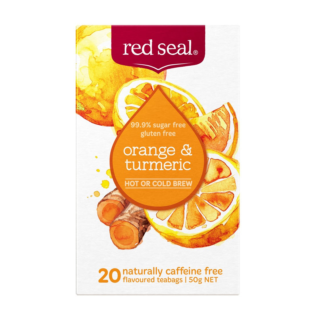Red Seal 香橙薑黃茶（20包裝）
