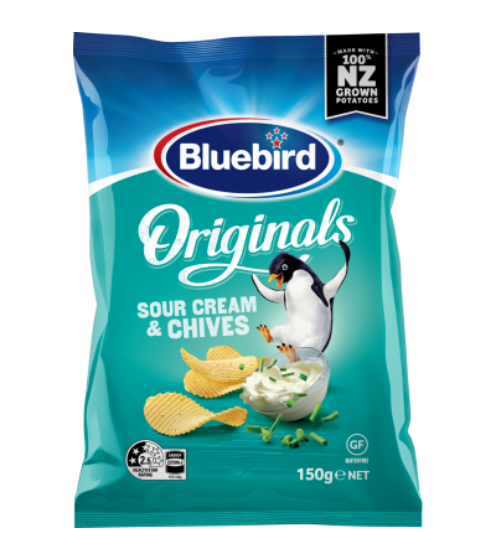 Bluebirds Originals 酸忌廉同香蔥薯片 150g