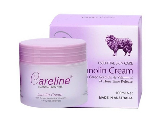 Careline 葡萄籽油維他命E羊脂面霜 100g