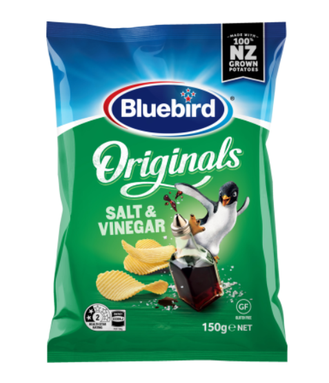 Bluebirds Originals 鹽醋味薯片 150g