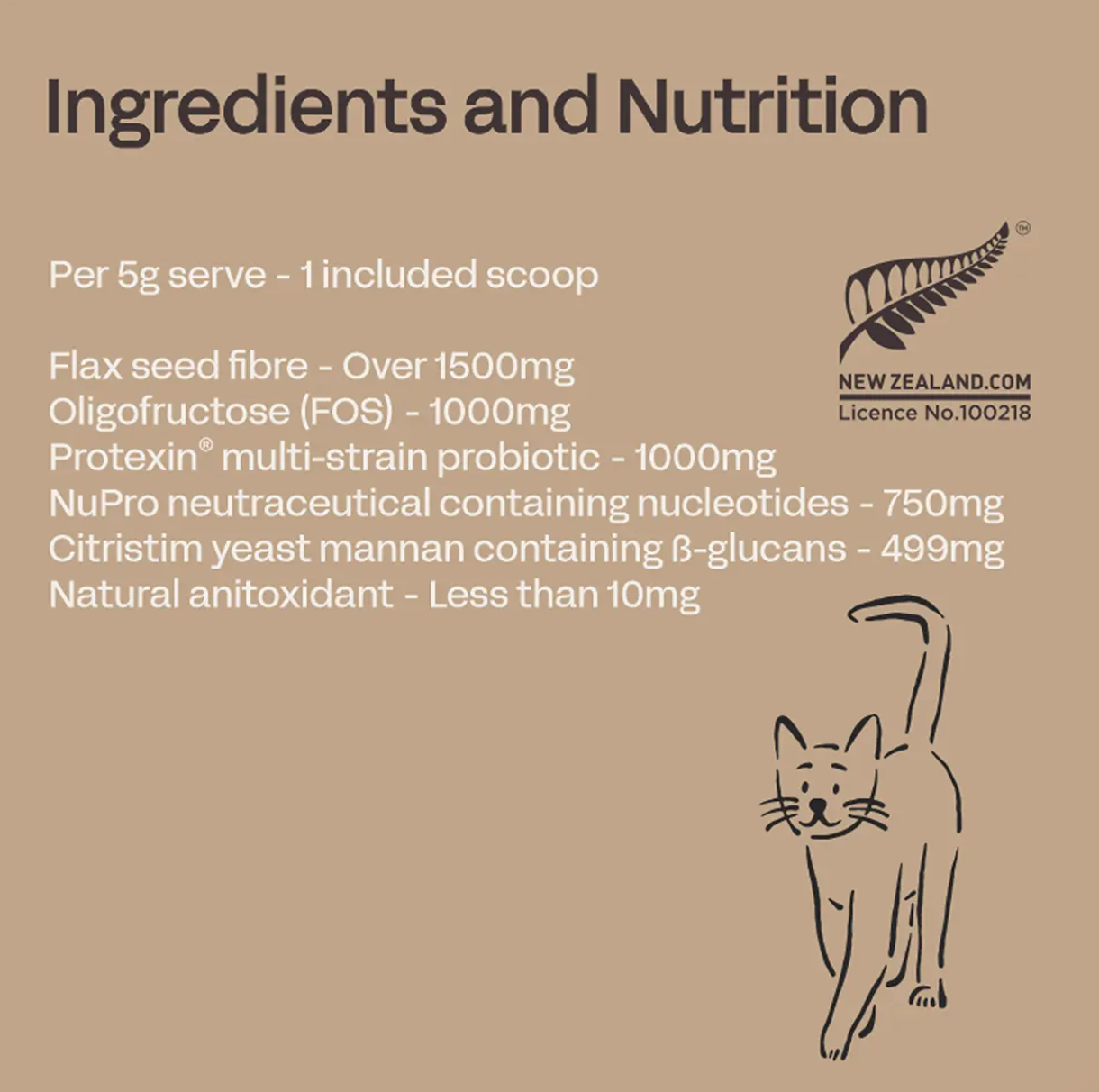 Fourflax 貓咪益生菌補充品 200g