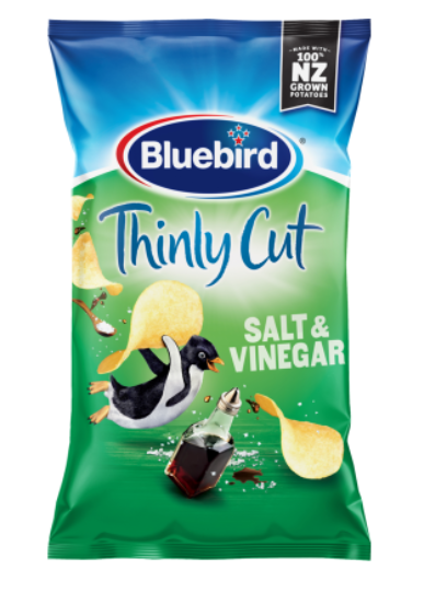 Bluebird 薄切鹽醋味薯片 140克